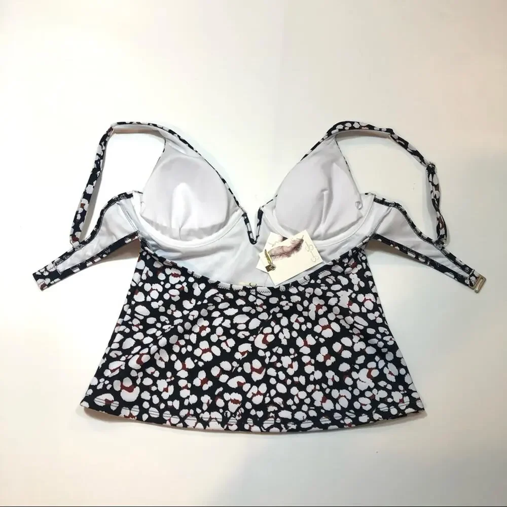 Jessica Simpson V Wire Swim Tankini top